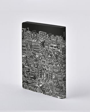 Блокнот Graphic L, Berlin, 16,5х22 см, 120 г/м², 128 аркушів, Nuuna