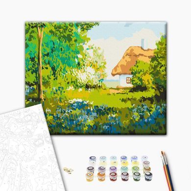 Картина за номерами Літо в селі, 40x50 см, Brushme