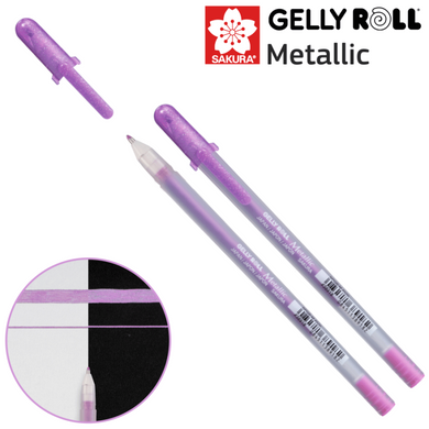 Ручка гелевая, Metallic, Розовый, Sakura