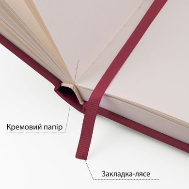 Скетчбук SANTI для графики, 18x18 см, 80 листов, твердый переплет, PU, 110 г/м2, сливовый