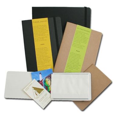 Блокнот Travel Journal альбомна орієнтація 140 г/м², 13,5x21 см, 62 аркуші, Hahnemuhle