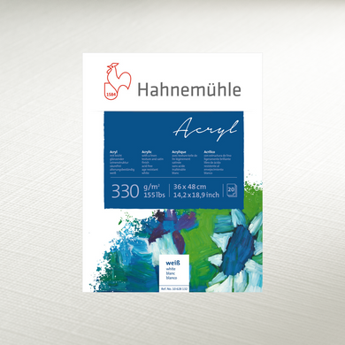 Альбом-склейка для акрила Acryl, 24x32 см, 330 г/м², 20 листов, Hahnemuhle