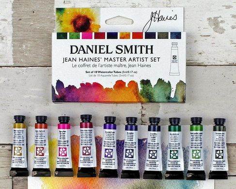 Набір акварельних фарб Daniel Smith в тубах 10 кольорів 5 мл Jean Haines Master