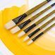 Кисть Amber 2306F, №6, щетина, плоская, длинная ручка, Rosa 4823098533337 фото 6 с 6