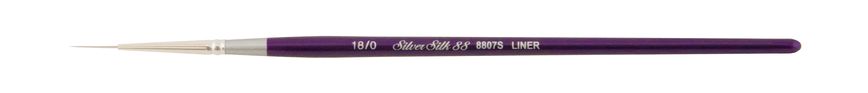 Пензель Silver Brush 8807S Silver Silk 88 синтетика лайнер №18/0 (0,5 мм)