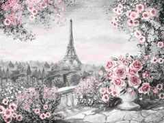 Алмазна вишивка Краса Парижа 40х30 см