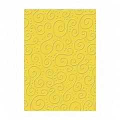 Папір з тисненням Мілан, 21x31 см, 220г/м², жовтий, Heyda