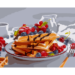 Картина за номерами Спокусливий сніданок, 40х50 см, Santi