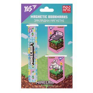 Набор закладок магнитных Minecraft.Spring, 3 штуки, Yes