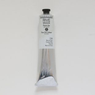 Олійна фарба Rive gauche, 200 мл, титановий білий (Titanium White), Sennelier