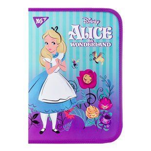 Папка факультативна Alice, FC, 3х24х34 см, пластикова, з внутрішньою кишенею, на блискавці, Yes
