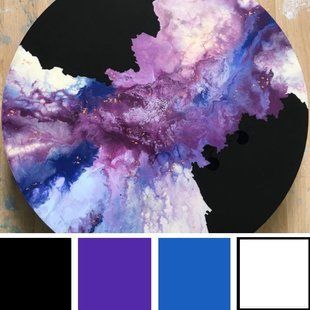 Набор Fluid Art Ночной Квадрат 30х30 см