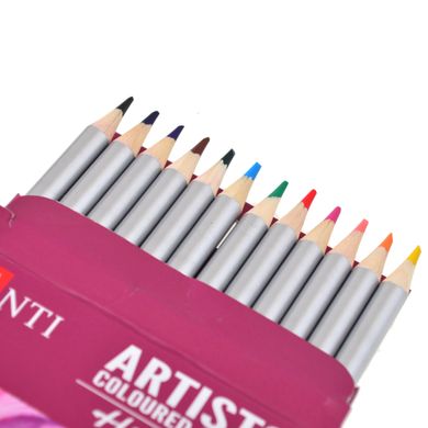 Набір художніх кольорових олівців Highly Pro, 12 штук, Santi
