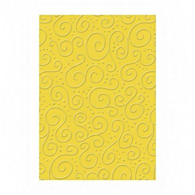 Папір з тисненням Мілан, 21x31 см, 220г/м², жовтий, Heyda