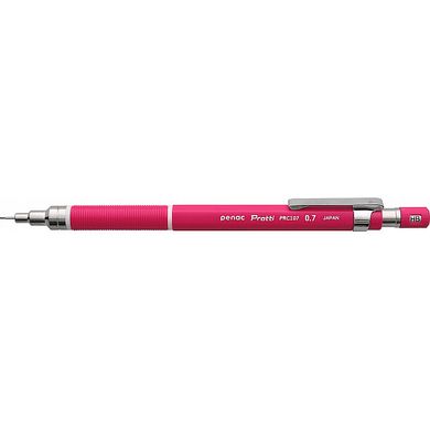 Механічний олівець Protti PRC107 vivid з тривким стрижнем 0,7 мм, червоний, Penac