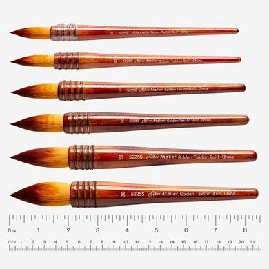 Пензель Silver Brush Atelier 5225S синтетика кругла французьке кріплення №80 (11 мм)