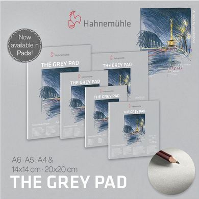 Альбом Hahnemuhle The Grey Pad 10,5х14,8 см, 120 г/м², 30 аркушів, Hahnemuhle