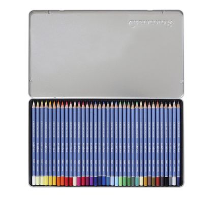 Набор акварельных карандашей, Marino, 36 штук, металлическая упаковка, Cretacolor
