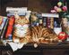 Картина за номерами Кіт на книжковій полиці, 40x50 см, Brushme BS4142 зображення 1 з 3