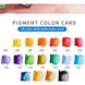 Набір акварельних фарб Brushme+кисть+палітра, 18 кольорів SET18 зображення 3 з 4
