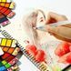 Набор акварельных красок Brushme+кисть+палитра, 18 цветов SET18 фото 2 с 4
