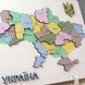 Набор для творчества, картина 3D Карта Украины, пастельные цвета, 24,5х18,5 см, МДФ, ROSA TALENT 4823098532552 фото 3 с 4