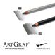 Водорозчинний олівець Viarco ArtGraf 5 мм 6B ARTLH186B зображення 2 з 2