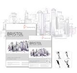 Альбом-склейка для графики и илюстраций Bristol, А4, 21х29,7 см, 250 г/м&sup2;, 20 листов, Hahnemuhle