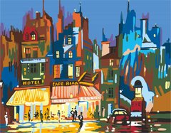Картина по номерам акриловыми красками Париж, ROSA START