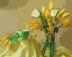 Картина по номерам Желтые тюльпаны, 40x50 см, Brushme