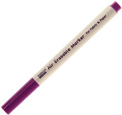 Маркер зникаючий Air Erasable для розмітки тканини, Фіолетовий, 1 мм, Marvy