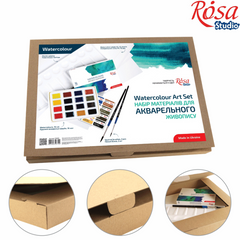 Набор материалов для акварельной живописи ROSA Studio
