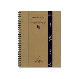 Скетчбук на спирали Livre de Dessin Lana А5, 14,8х21 см, 150 г/м&sup2;, 50 листов, Hahnemuhle