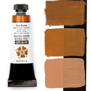 Фарба гуашева Daniel Smith 15 мл Raw Sienna