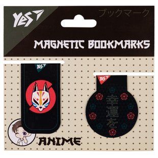 Набор закладок магнитных Anime fox, 2 штуки, Yes