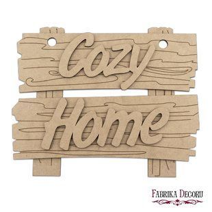 Заготовка для декорирования Cozy Home №121, 23,5х28,5 см, МДФ, Fabrika Decoru