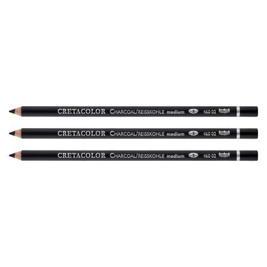 Набір олівців для рисунку, Вугільний середній, 3 штуки, Cretacolor