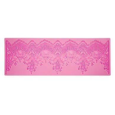 Силіконовий килимок №26, очне мереживо, 12 x34,8 см, Fabrika Decoru