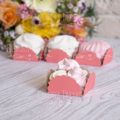 Набір картонних заготовок для пакування подарунків №010, Craft, 3х5,5 см, 6 штук, Fabrika Decoru