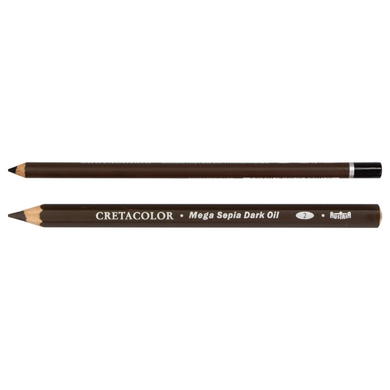 Олівець для рисунку MEGA Сепія олійна, світла, Cretacolor