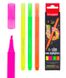 Набір маркерів Neon Highlighter Slim 4 кол, Bruynzeel 8712079453916 зображення 4 з 5