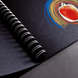 Блокнот для малюнка на спіралі Black Drawing Book А4, 21х29,7 см, 190 г/м2, чорний, горизонтальний, 40 аркушів, Fabriano 8001348174165 зображення 2 з 2