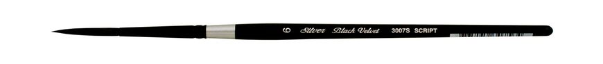Пензель Silver Brush Black Velvet 3007S білка+синтетика лайнер №6 (4 мм)