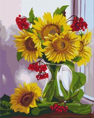 Картина за номерами Калинові соняшники © Valentyna Ivanova, 40х50 см, Brushme