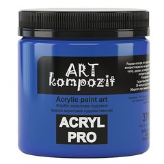 Акриловая краска ART Kompozit, кобальт синий светлый (370), 430 мл
