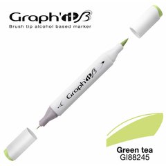 Маркер двосторонній Brushmarker, Зелений чай (8245), Graph'it