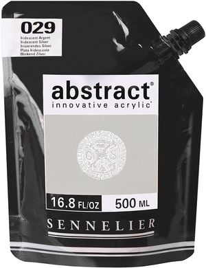 Фарба акрилова Sennelier Abstract, Срібний №029, 500 мл, дой-пак