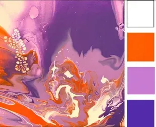 Набор Fluid Art Сирень Круг 30 см