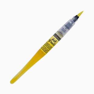 Ручка-пензель с чернилами Sennelier Ink Brush, основной жёлтый