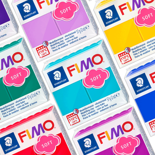 Пластика для бижутерии Soft, белая, 57 г, Fimo